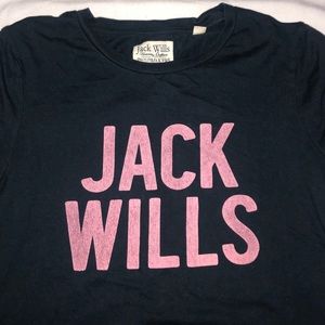 Jack Wills Navy Logo Tee